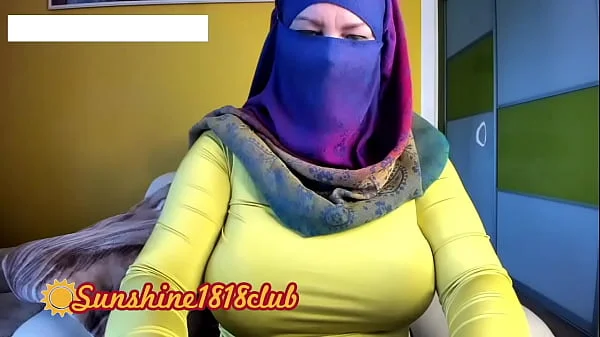 Middle East Hijab Muslim Arabic girl with big tits on cam recording November 2nd