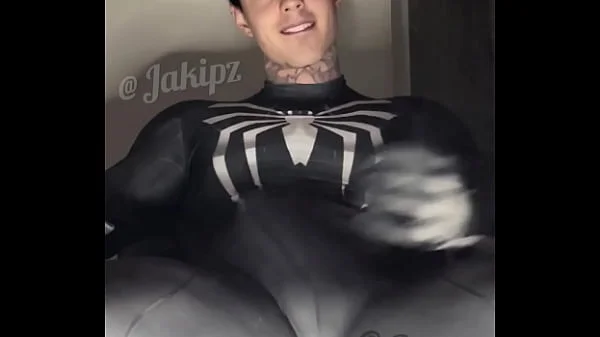 Stroking My Massive Cock In Super Hero Costumes Before Shooting A Huge Load