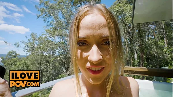 POV - Gogroeus Aussie Scarlet Chase deep throating