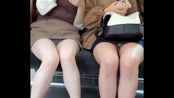 Japanese Cuties Upskirting For You On Train