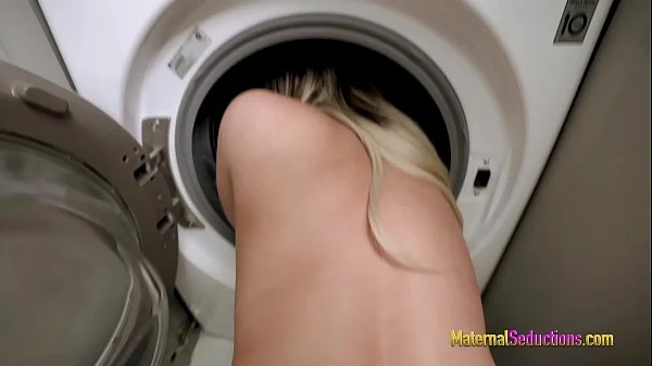 Fucking My Busty Step Mom While She is Stuck in the Washing Machine - Nikki Brooks