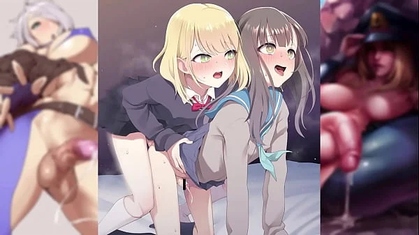 Try no to cum Challenge ! Futanari Edition (Hentai Fap Challenge)