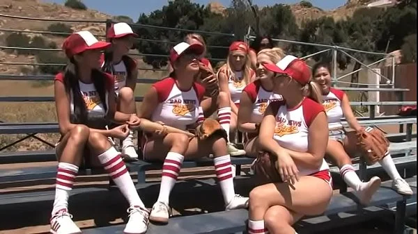 A baseball team full of sluts uses their bodies to distract the opponent