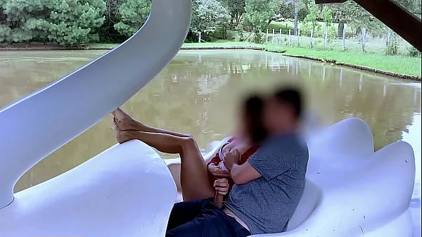 Anal Pedal Boat - He touched my tits, that made me horny, so I gave him a handjob in return, but what I really wanted was that delicious cock inside my asshole, that's it love, fuck my ass