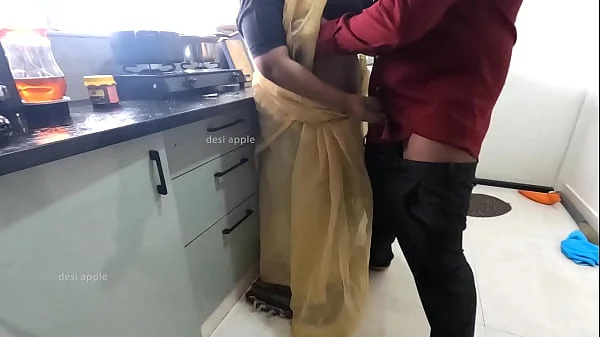 Tamil maid got fucked in kitchen