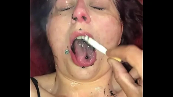 Anal and spit for my human ashtray