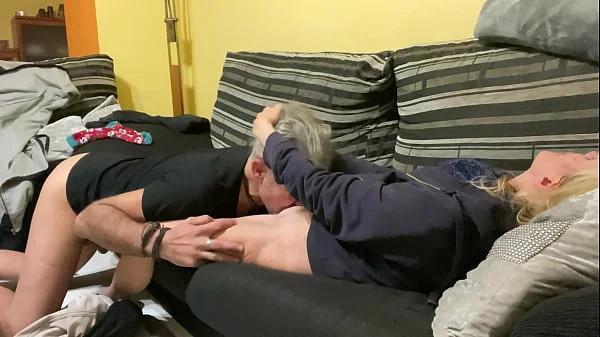 AMATEUR REAL COUPLE - PASSIONATE SEX IN HOME with LITTLE BLONDE and WILDSPAINMAN