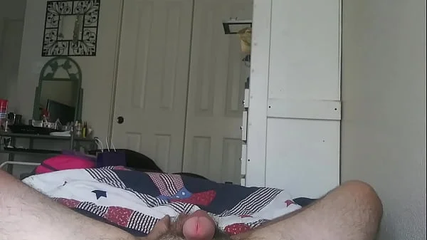 Real step son masturbates on bed and gets caught!