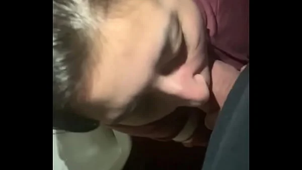 Filthy Pig swallows cum in toilet