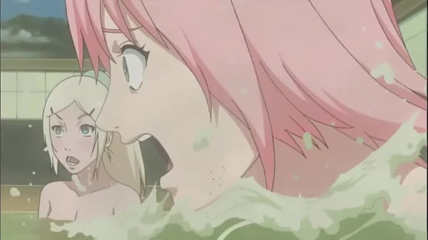 Naruto Girls bath scene [nude filter] 2