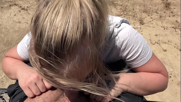 Hiking in LA gets Wild when a Hot Blonde Slut gets Naked and Fucks Outdoors! She Swallows every drop of Hot Cum!! Featuring Bailey Brooke