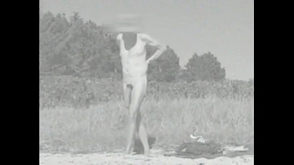 Huge flaccid cock - East German nude beach