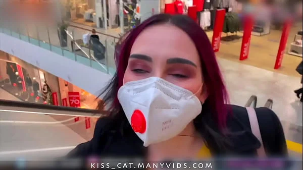 Risky Blowjob in Fitting Room for Big Mac - Public Agent PickUp & Fuck Student in Mall / Kiss Cat