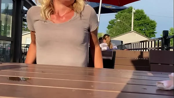 Innocent Blonde Milf Wears Huge Anal Plug and Remote Vibrator in Public—CumPlayWithUs2