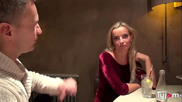 Stunning vegan blonde Victoria Pure wants to open a restaurant and gets fucked in the ass