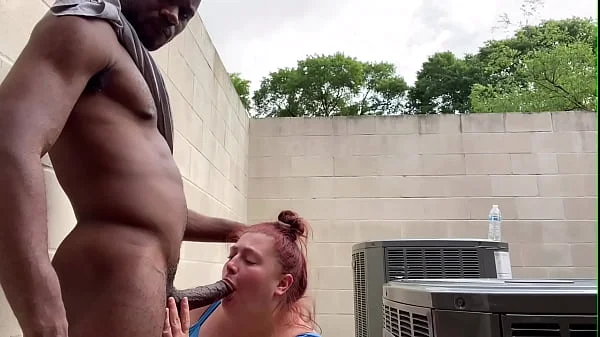 bbw taking dick in public