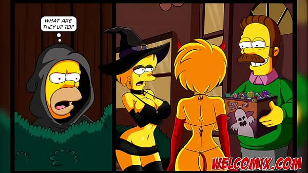 Halloween night with sex - The Simptoons