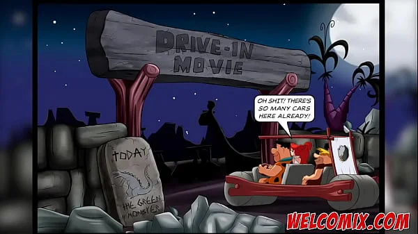 Making out at the drive-in - The Flintstoons Tittle 05