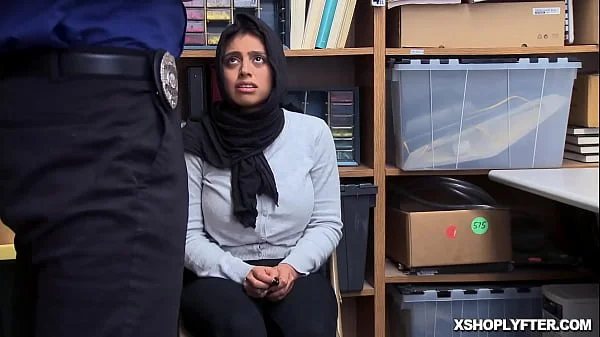 10 out of 10! Shoplyfter Muslim Ella Knox with her massive tits and hairy pussy is damn HOT!