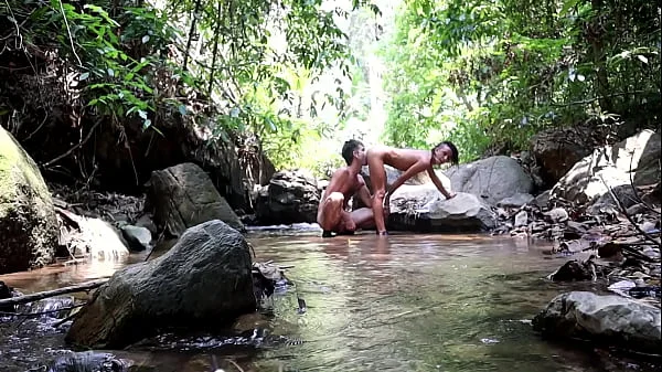 Hot couple fucking in the Jungle, Outdoor Sex