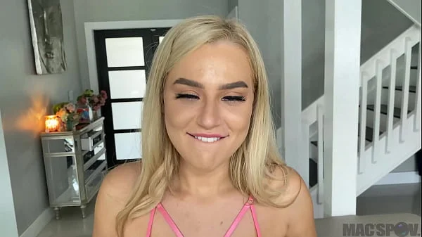 Busty Blonde Teen with Big Natural Tits Blake Blossom Fuck J-Mac's Big Dick