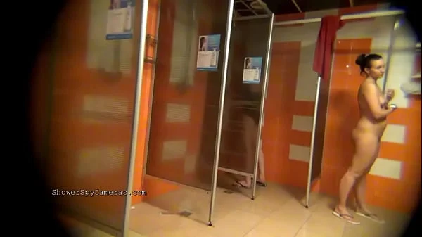 Spy on Russian women of all ages in public bathroom